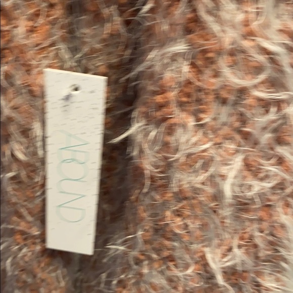 Abound Fuzzy Knit Turtleneck Sweater Tan - Picture 9 of 10